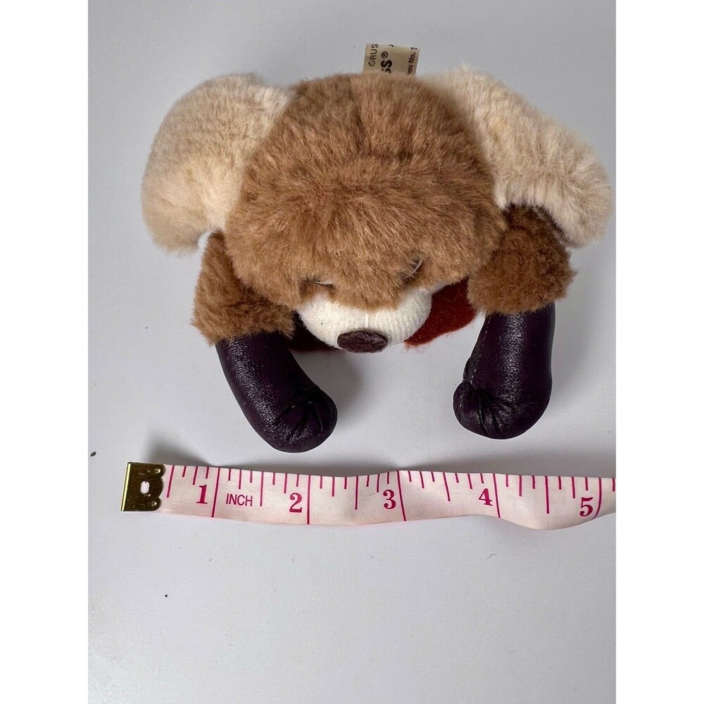 Vintage Russ Luv Pets Dog 6"‎ Plush Boxing Gloves Round - Picture 7 of 11
